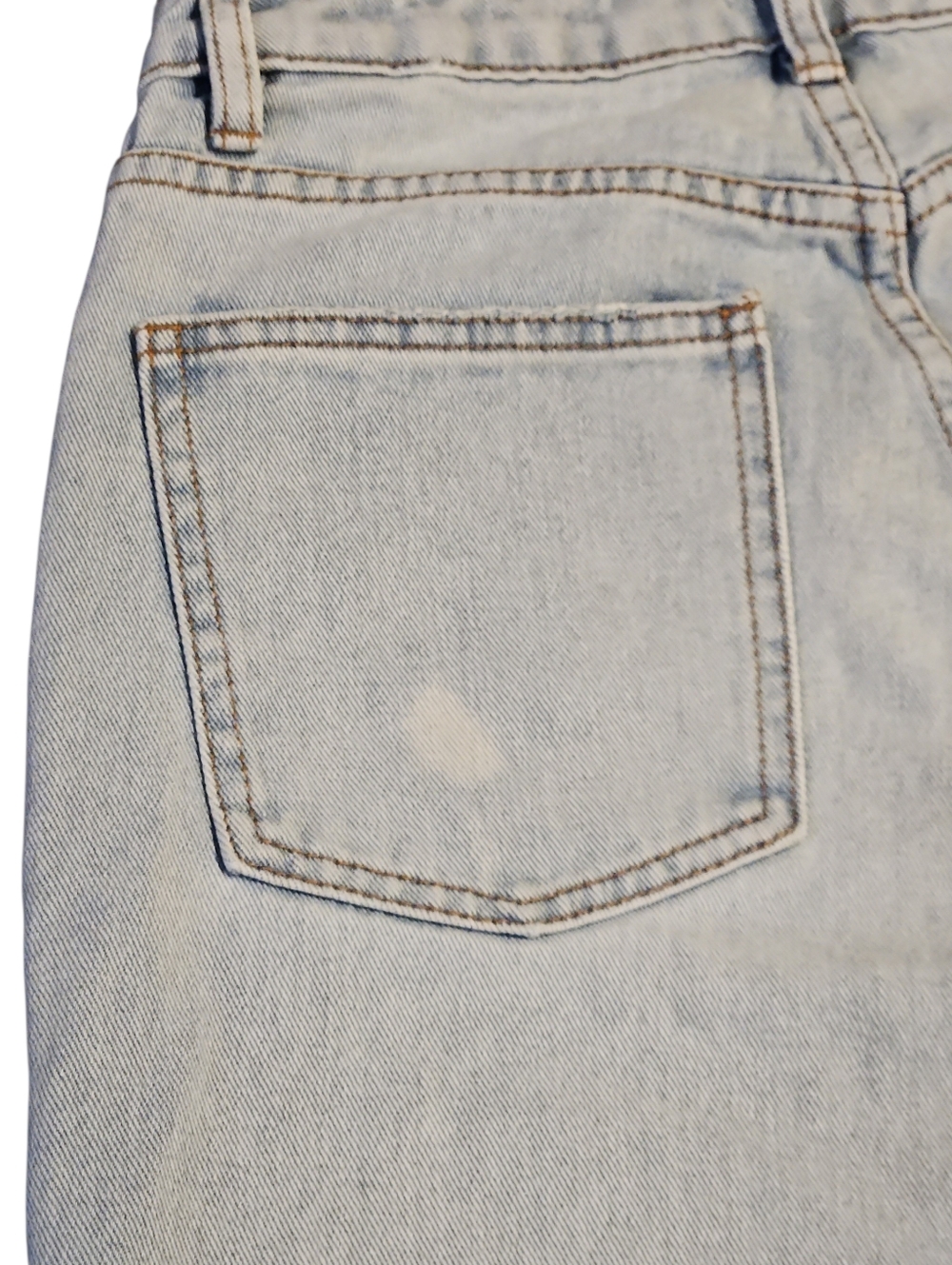 Billabong Light Blue High-Rise Wide Leg Jeans Size 27 - Picture 5 of 5